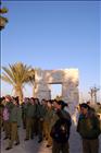 19 soldiers at arch